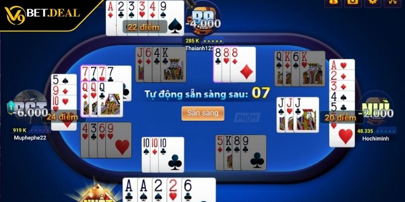 Chiến thuật chơi Phỏm V9bet