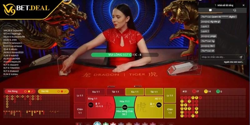 Khám phá tỷ lệ trả thưởng Rồng Hổ V9BET