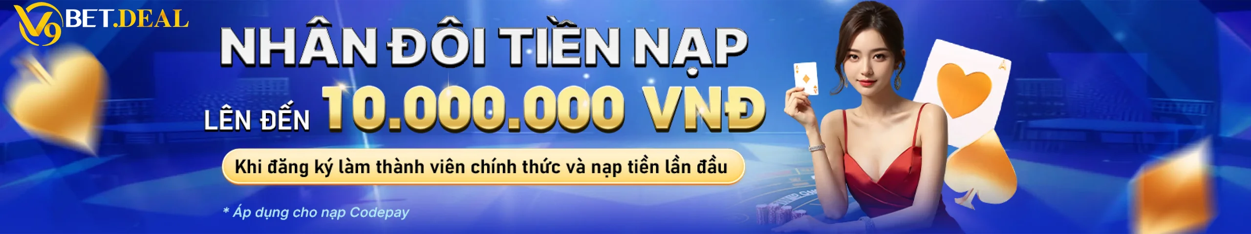 Nhân đôi tiền nạp lên đến 10.000.000 VNĐ